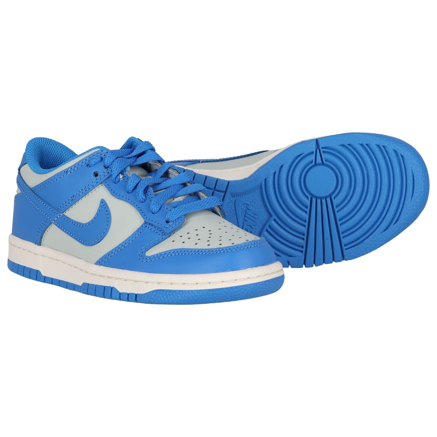 Blue & Grey Dunk Low Trainers , 4, hi-res