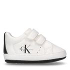 White Logo Baby Pre Walker Shoes, 1, hi-res