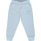 Boys Blue & Grey Logo Tracksuit, 1, hi-res