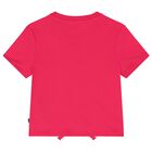 Girls Pink Logo T-Shirt, 1, hi-res