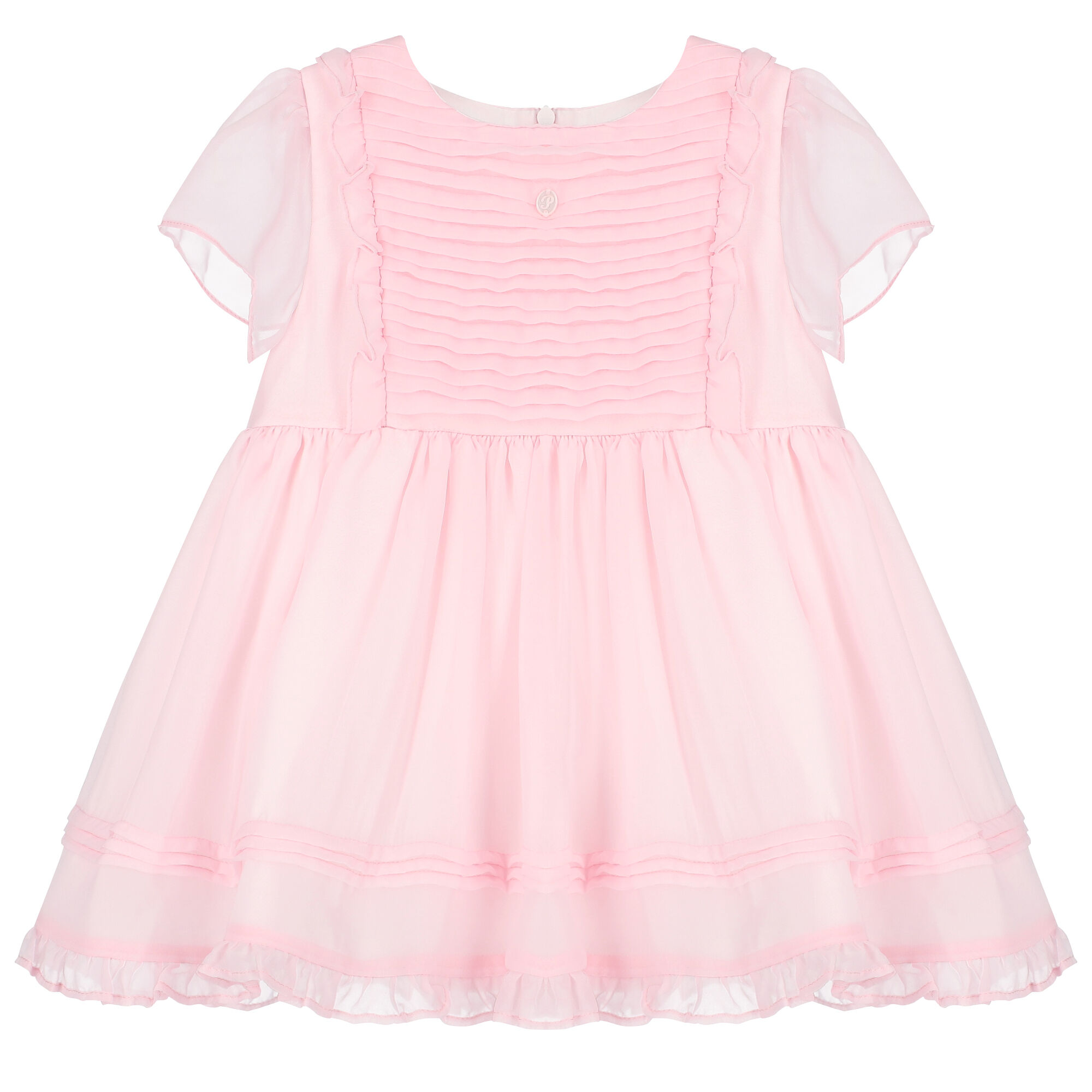 Little girl in clearance a pink dress