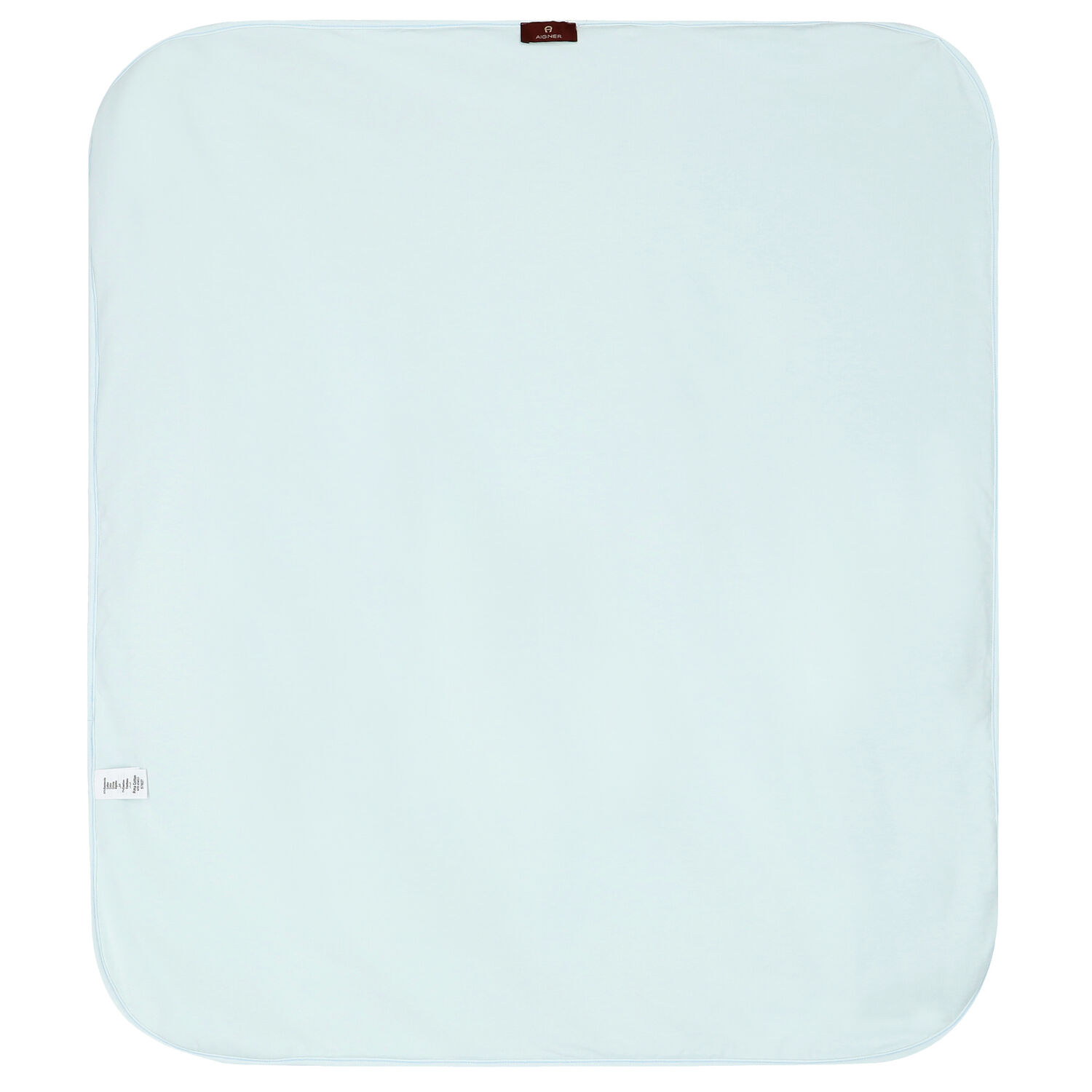 Blue & Gold Horse Logo Baby Blanket, 3, hi-res