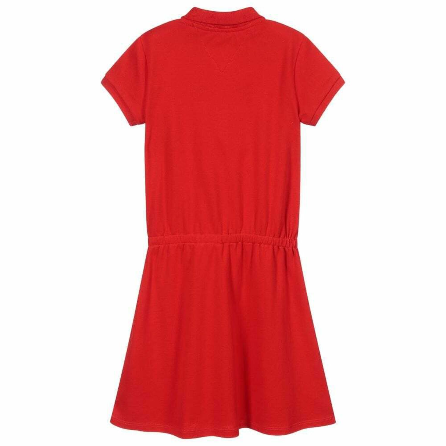 Girls Red Polo Dress, 1, hi-res