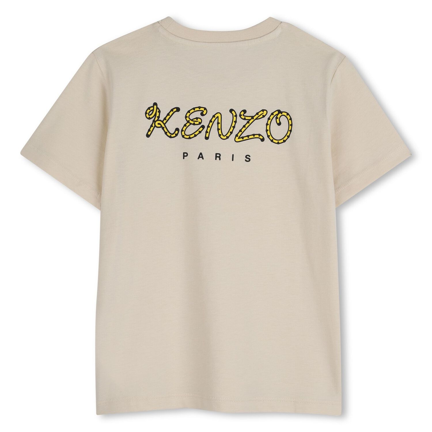 Beige Tiger Logo T-Shirt, 1, hi-res