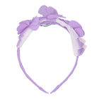 Girls Lilac Flower Headband, 2, hi-res