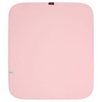Baby Girls Pink & White Logo Blanket