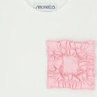 Girls White & Pink Top, 1, hi-res