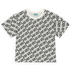 Boys Ivory & Black Logo T-Shirt, 1, hi-res