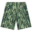 Boys Green Bamboo Shorts, 1, hi-res