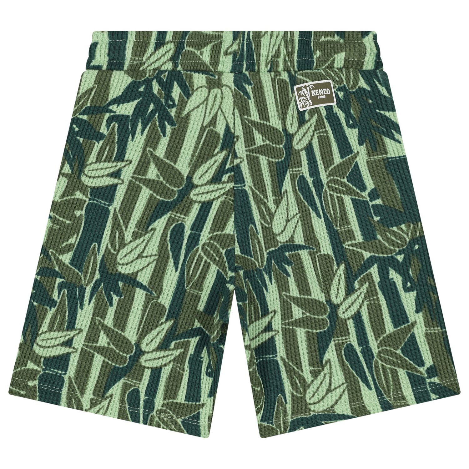 Boys Green Bamboo Shorts, 1, hi-res