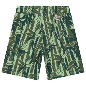 Boys Green Bamboo Shorts