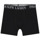 Boys Black Logo Boxer Shorts ( 2-Pack ), 1, hi-res