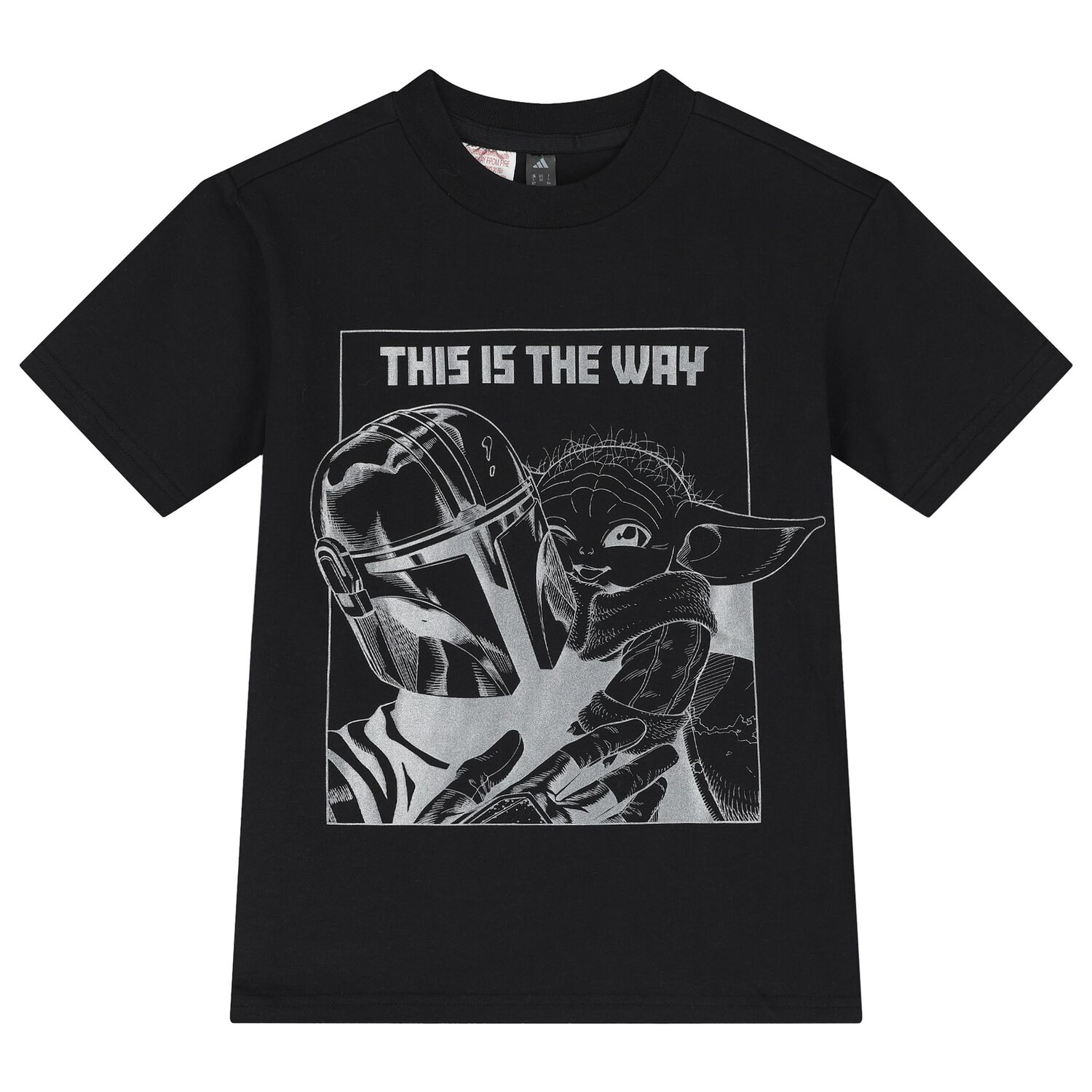 Boys Black Logo Star Wars T-Shirt, 1, hi-res