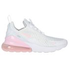 Girls White & Pink Nike Air Max 270 Trainers, 4, hi-res
