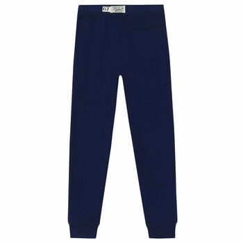 Older Boys Navy Logo Joggers