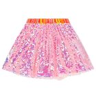 Girls Pink Sequin Skirt, 1, hi-res