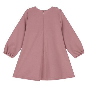 Younger Girls Pink Ruffled Dress