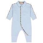 Baby Boys Blue Romper Gift Set, 1, hi-res