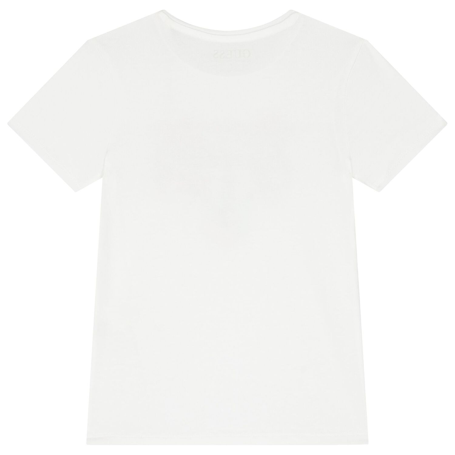 Girls White Logo T-Shirt, 1, hi-res
