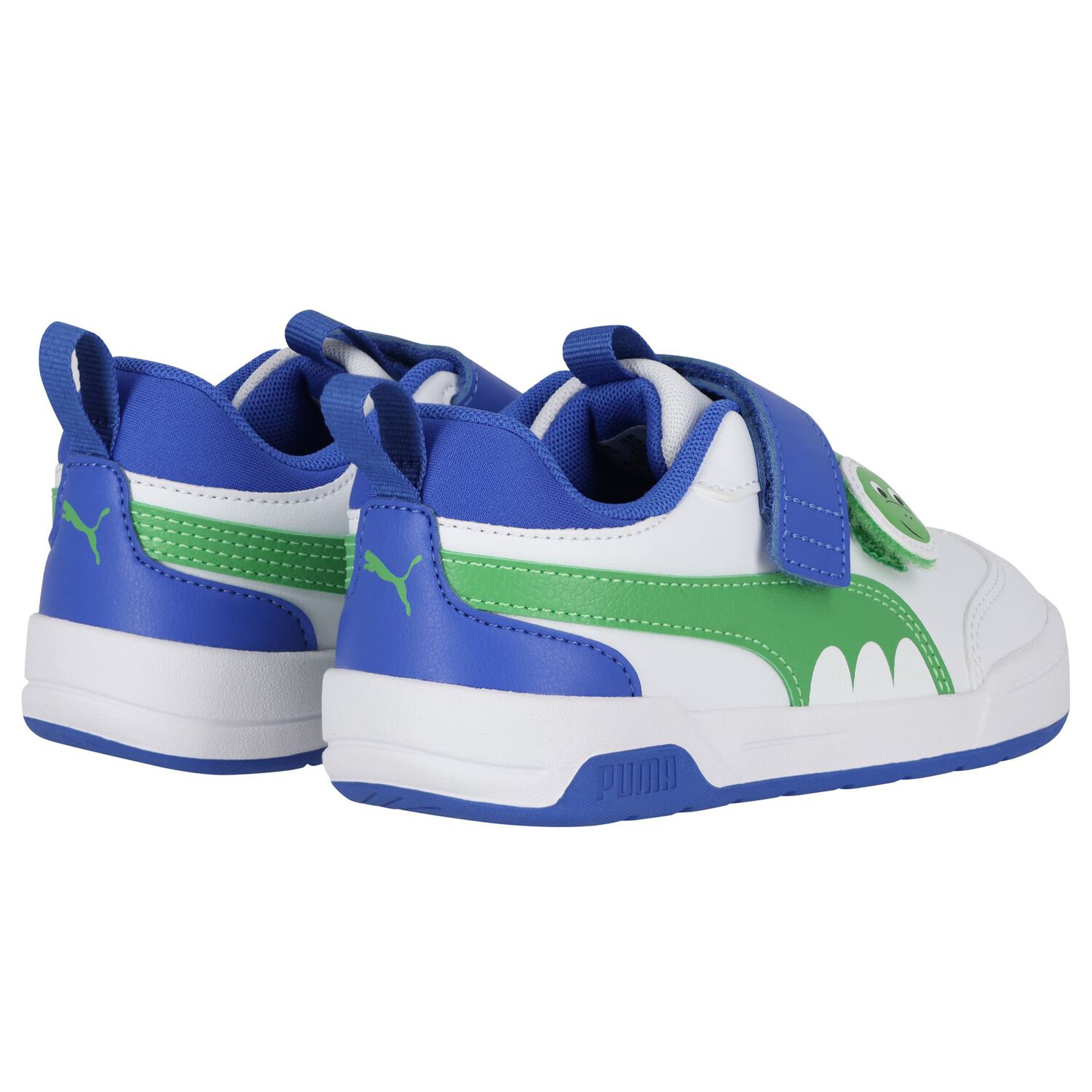 Boys White & Green Multiflex 2 Dino Trainers, 1, hi-res