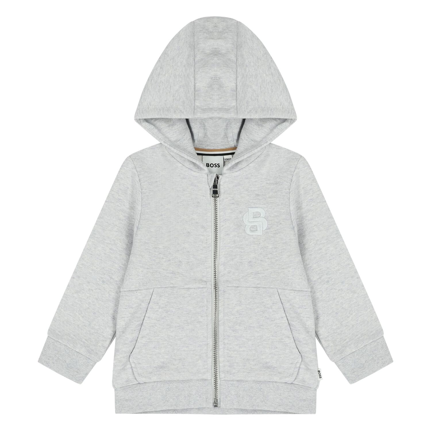 Younger Boys Grey Logo Tracksuit, 2, hi-res