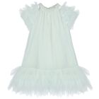 Baby Girls Aqua Tulle Dress Set, 1, hi-res