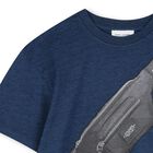 Boys Blue Belt Bag T-Shirt, 1, hi-res