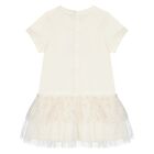 Younger Girls Ivory Bag Dress, 1, hi-res