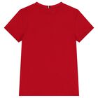 Boys Red Logo T-Shirt, 2, hi-res
