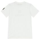 Boys White Logo T-Shirt, 1, hi-res