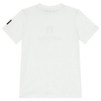 Boys White Logo T-Shirt