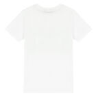 Boys White Logo T-Shirt, 1, hi-res