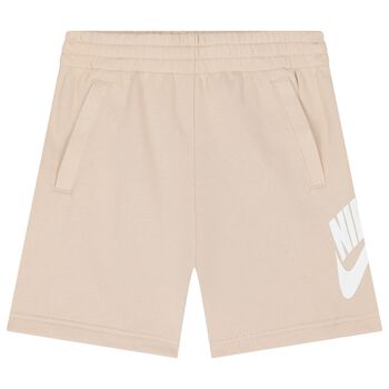 Boys Beige Jersey Shorts
