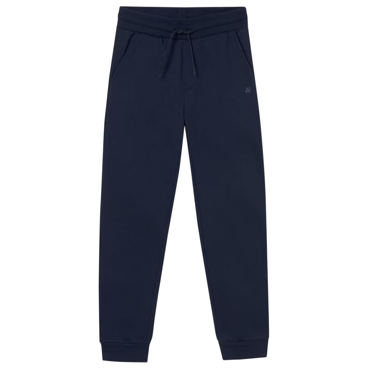 Boys Navy Blue Joggers, 1, hi-res