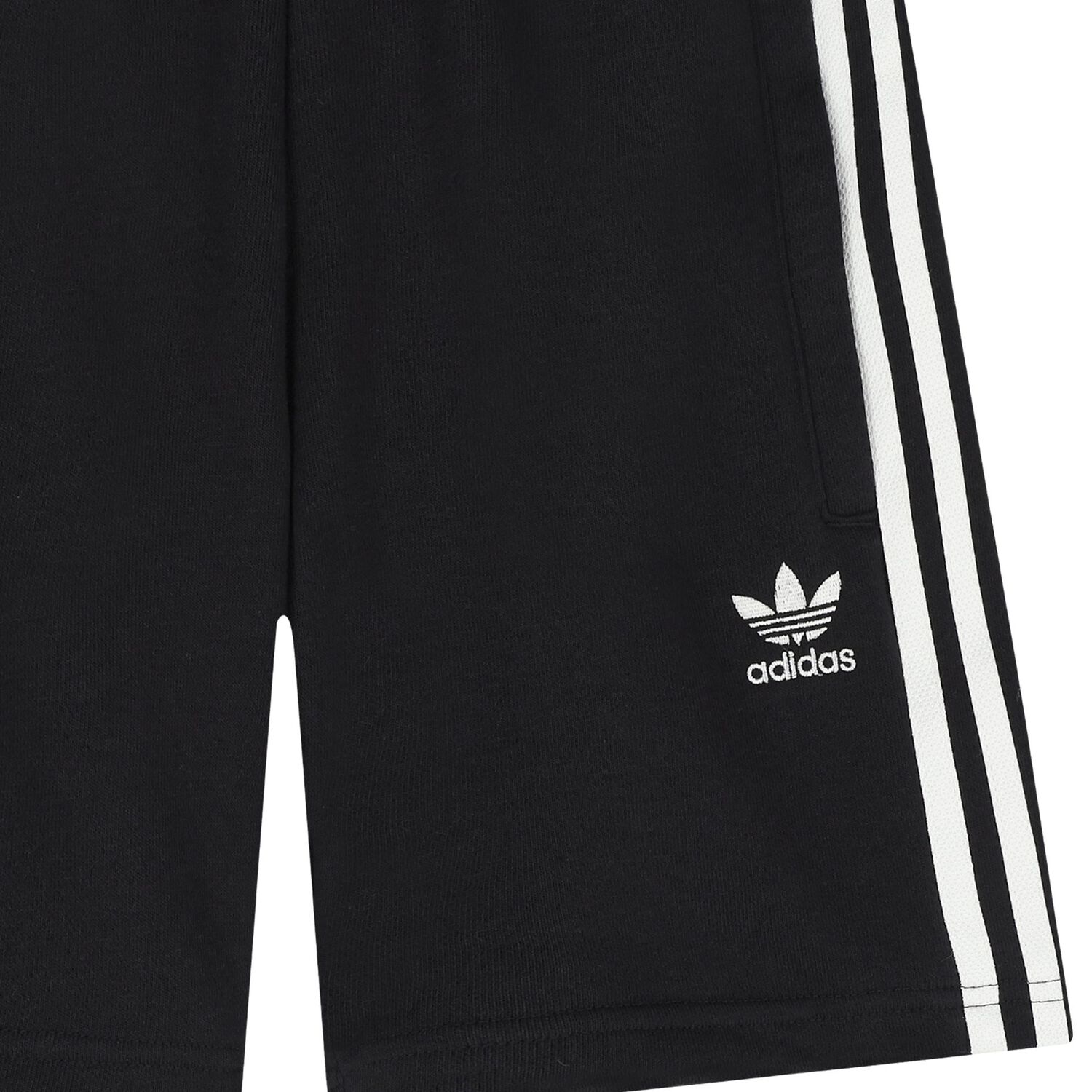 Black Logo Shorts, 1, hi-res