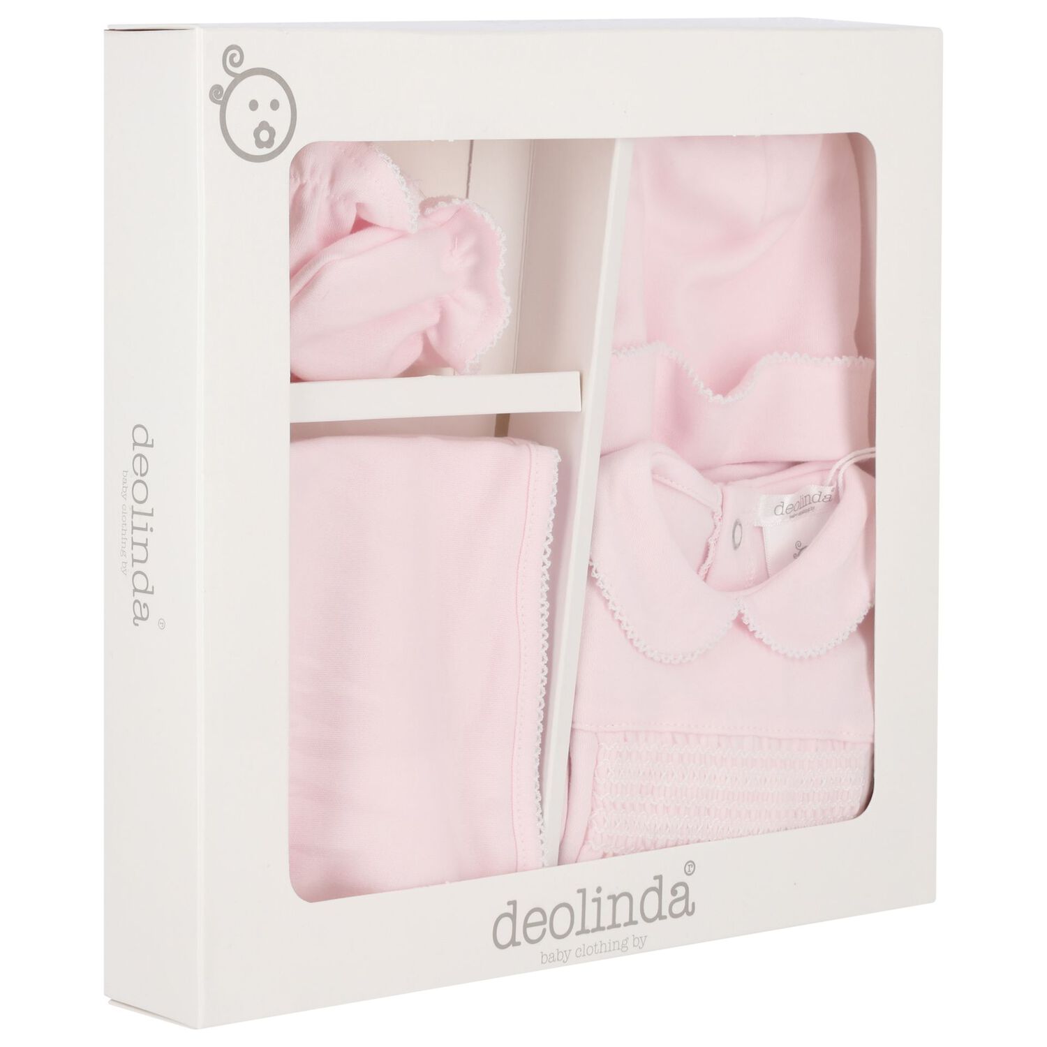 Baby Girls Pink Babygrow Gift Set, 2, hi-res