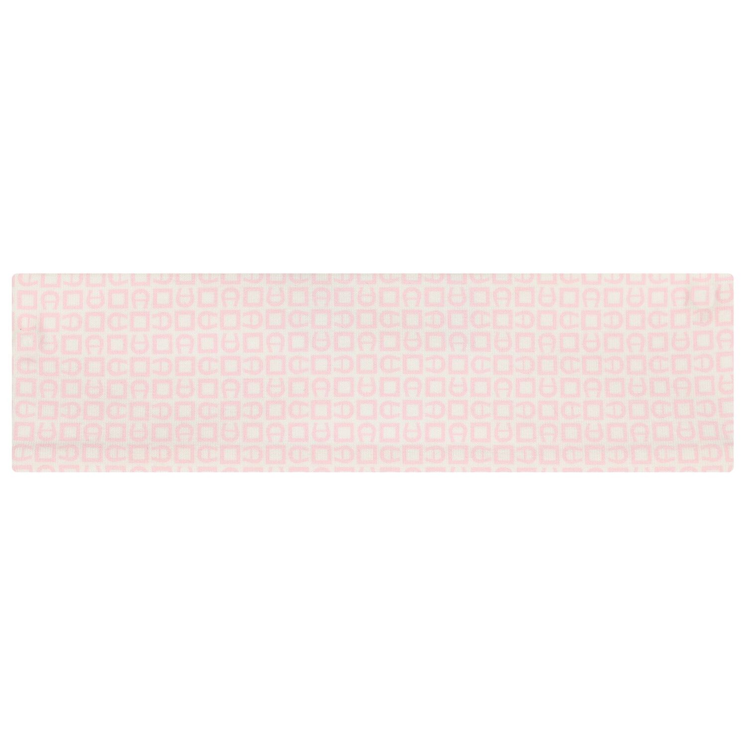Baby Girls Pink Logo Headband, 2, hi-res