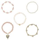 Girls Pink Bracelets, 9, hi-res