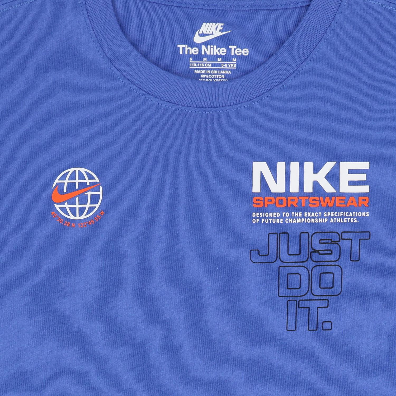 Boys Blue Logo T-Shirt, 1, hi-res