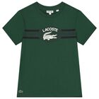 Boys Green Logo T-Shirt, 2, hi-res