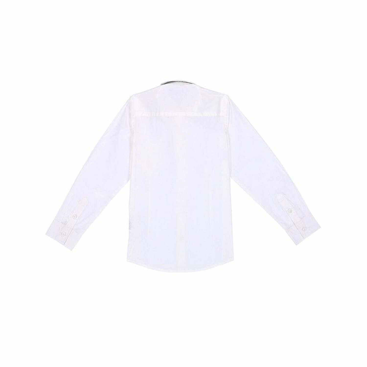 Boys White Long Sleeved Shirt, 1, hi-res image number null