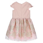 Girls Pink & Gold Special Occasion Dress, 1, hi-res