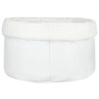 White Logo Baby Accessory Basket, 1, hi-res