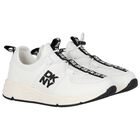 White Logo Trainers, 1, hi-res