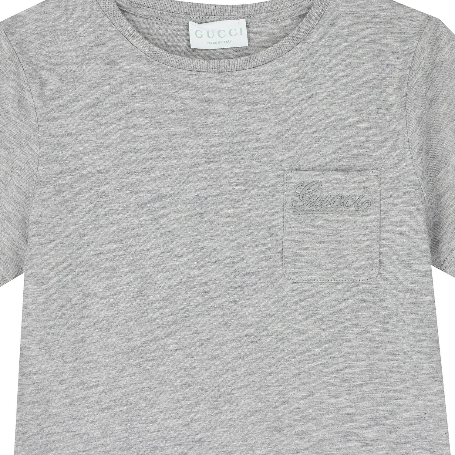 Grey Cotton Logo T-Shirt, 1, hi-res image number null