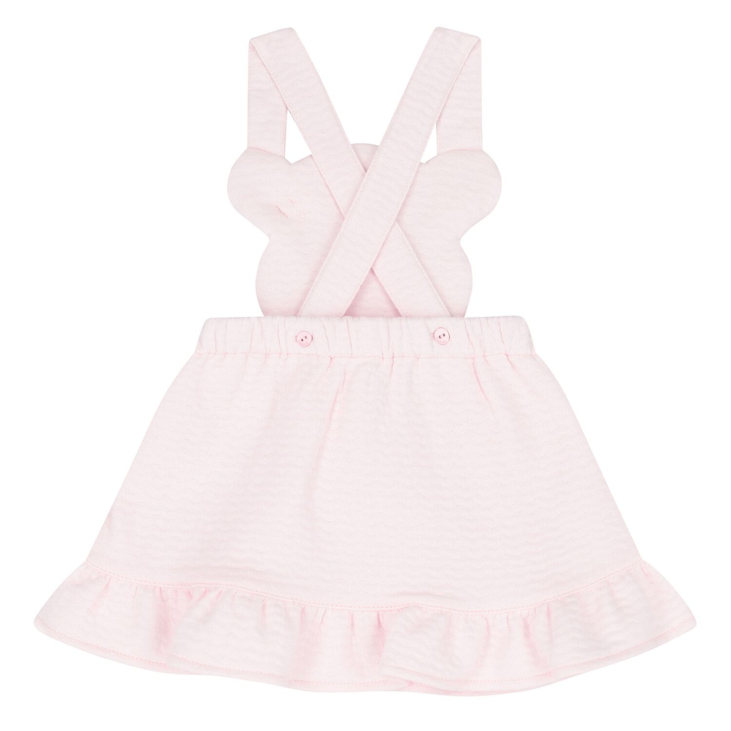 Baby Girls White & Pink Skirt Set, 1, hi-res image number null