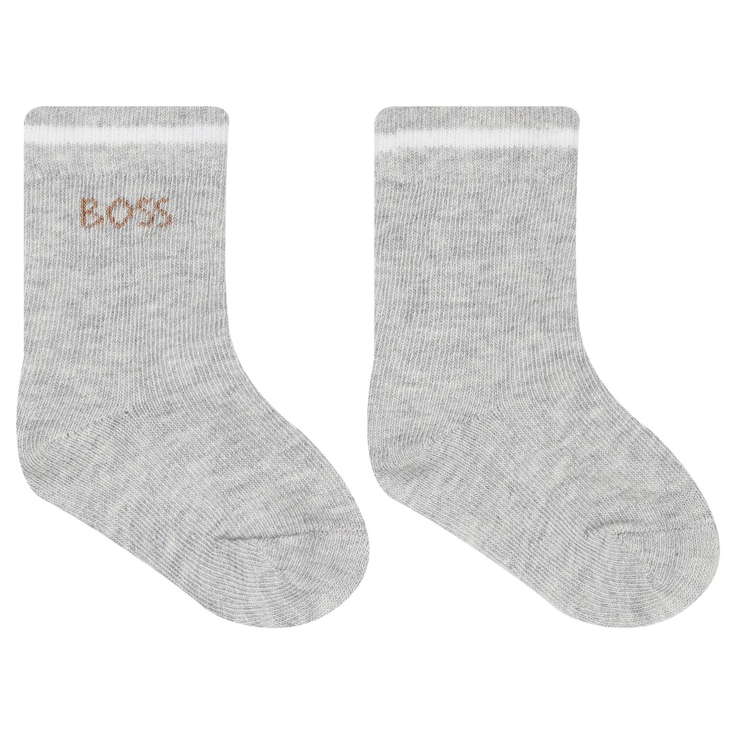 Baby Boys White, Beige & Grey Socks ( 3-Pack ), 1, hi-res