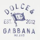 Boys White Cotton Flag Logo T-Shirt, 1, hi-res