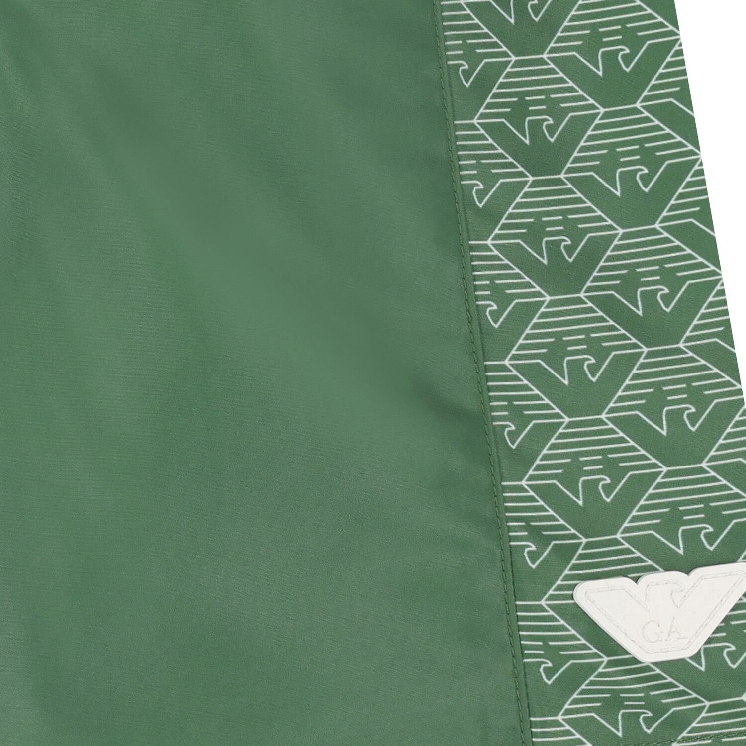 Boys Green Eagle Swim Shorts, 1, hi-res