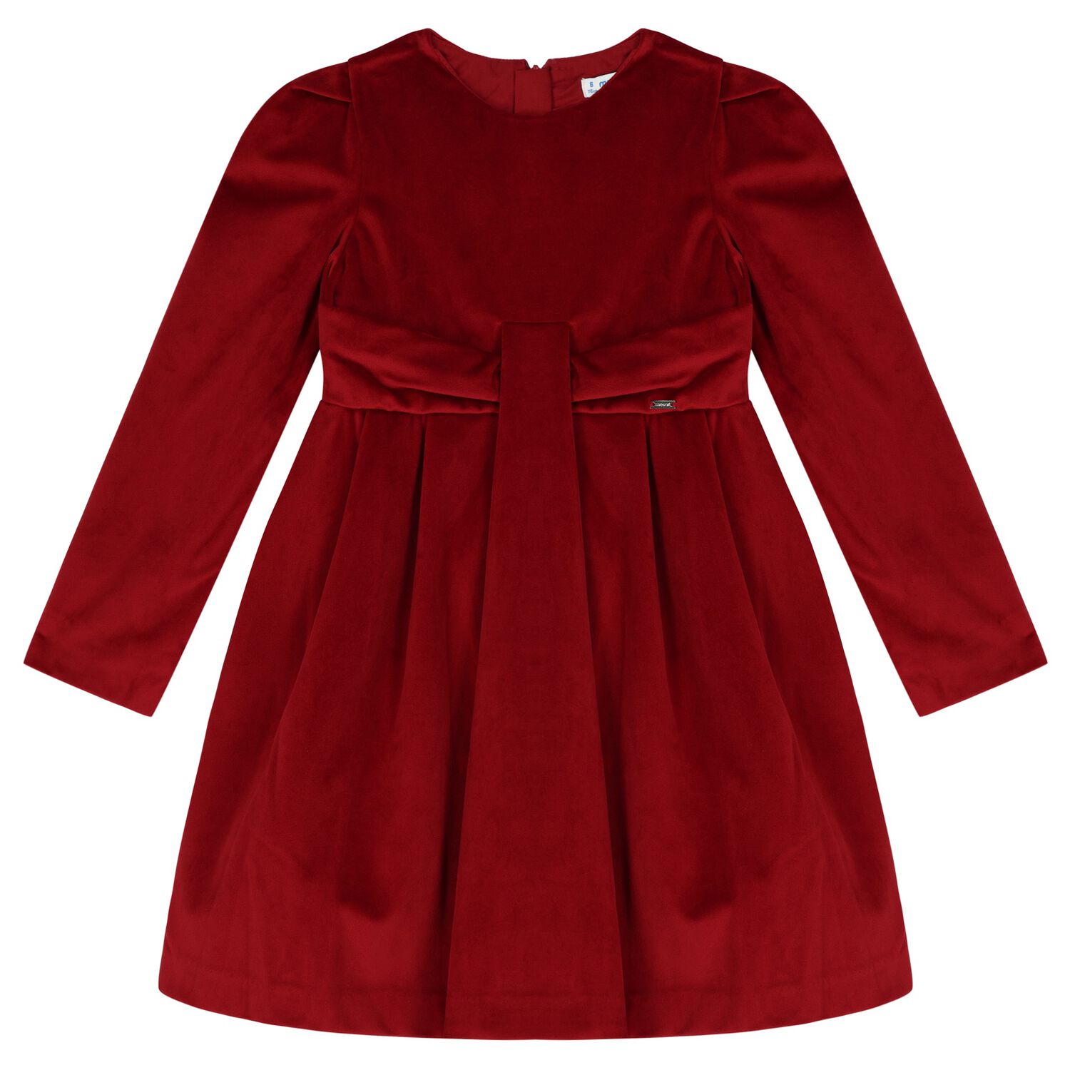 Girls Red Velvet Dress, 1, hi-res image number null